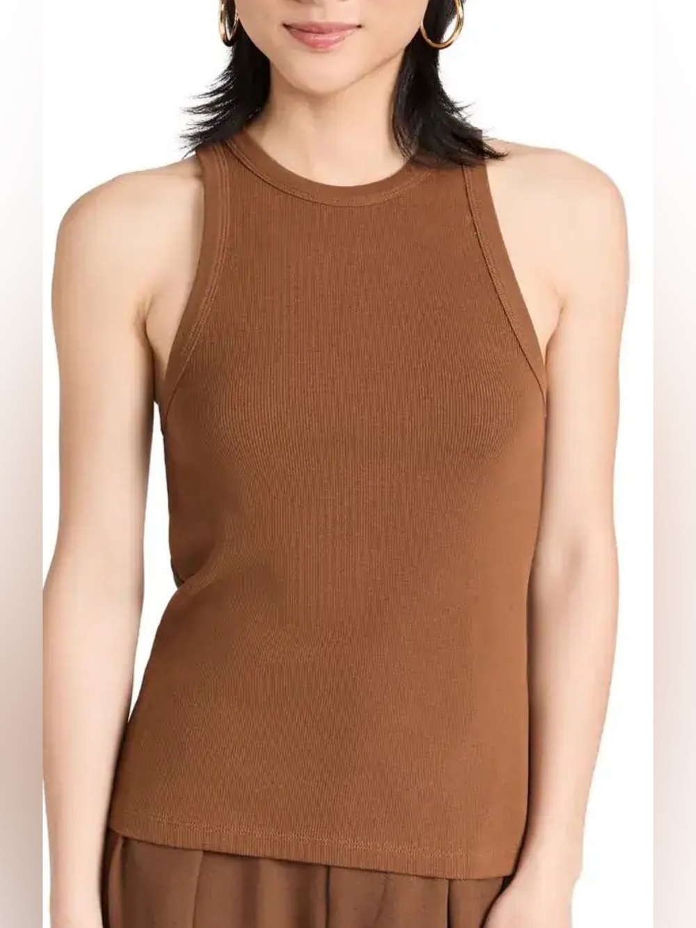 Soldout.nyc The Not So Basic Tank in Toffee Brown Sold Out NYC